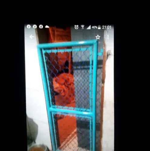 Fabricamos portões com tela de alambrado