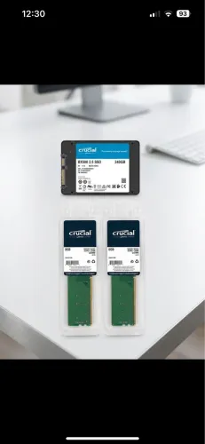 Kit de Upgrade para PC Desktop - SSD Crucial 240GB + 16GB Memória RAM (2x8GB)