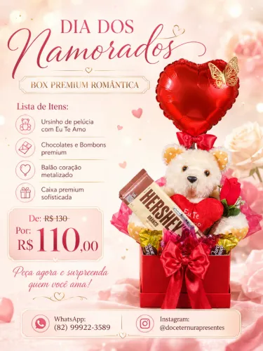 BOX AMOR PREMIUM | Presente Especial | Promoção