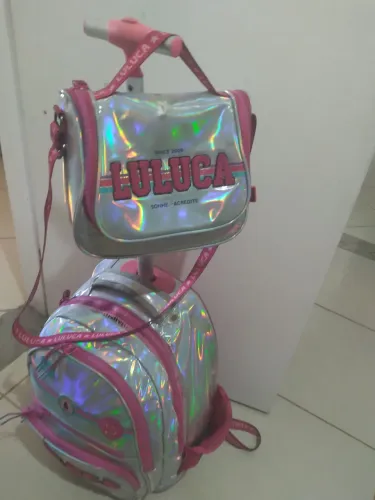 Lancheira termica e mochila da Luluca