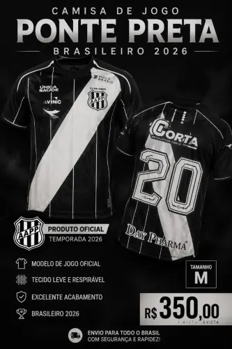 Camisa de jogo Ponte Preta