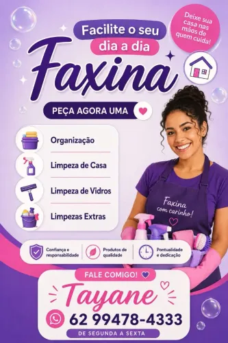 Trabalho com faxineira