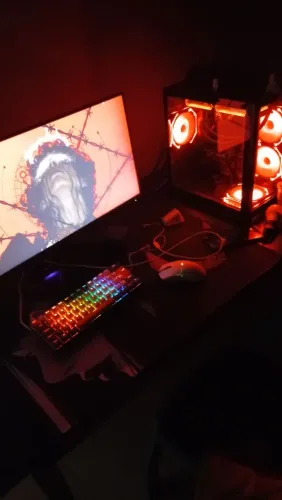 Pc gamer AM4 Ryzen 5.5600gt + todos os acessórios