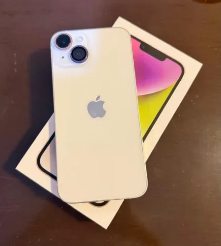 iPhone 14 128 - Branco - Sem detalhes - Estado de Novo