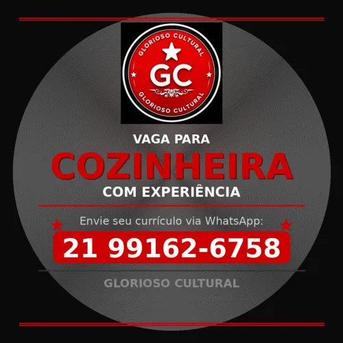 Vagas para Cozinheira