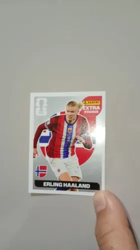 Figurinha erling haaland de prata <br>Peguei ontem.