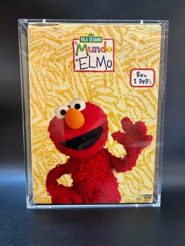 Box 2 Dvds Vila Sésamo O Mundo De Elmo Infantil Original