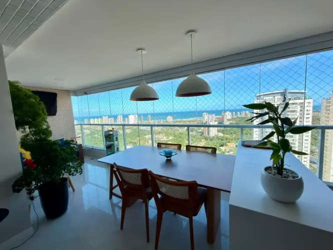 Apartamento a venda no Platno Greenville com 3 quartos vista mar e varanda gourmet em Pata