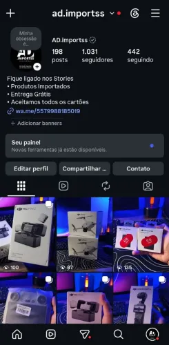 ADimportss Loja de Produtos Dji (Drone, Camera e Microfone)