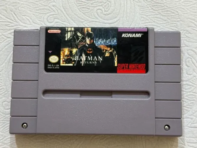 BATMAN RETURN SUPER NINTENDO SNES ORIGINAL CARTUCHO FITA