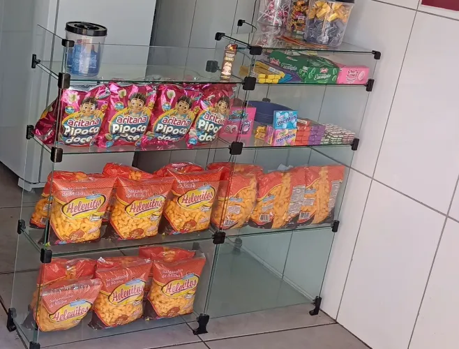 Vitrine de vidro 