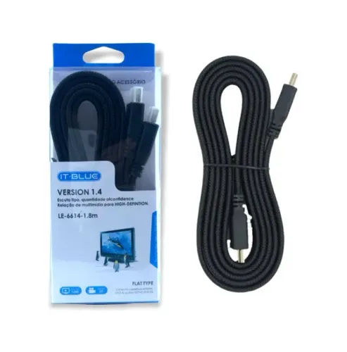 Cabo Hdmi Flat 1,8m Lelong