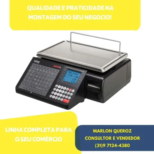 Balança Etiquetadora 32Kg Balmak Nova