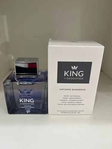 Mostruário/Tester/Provador Perfume King of Seduction edt 100ml Antonio Banderss