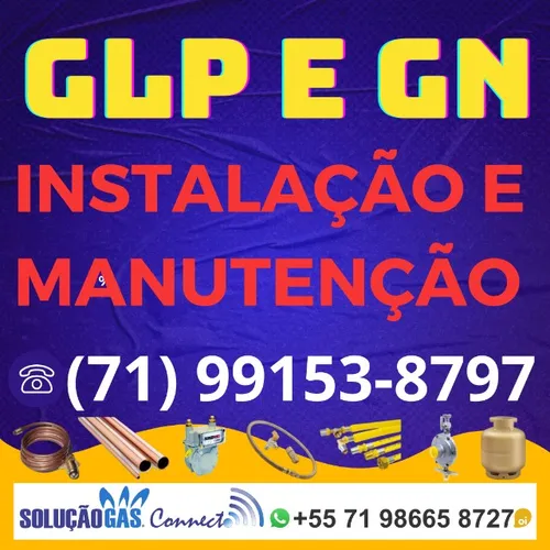 Gás Instalação e Manutenção - Mão de Obra e Peças