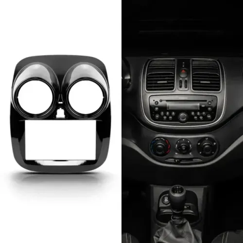 Moldura Painel Fiat Palio 2012 - S/ Difusor - Black Piano - EPX 201