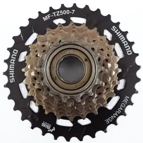 Catraca Roda Livre 14/34 dentes Shimano Tz500 Rosca Megarange para 7v 21 marchas 8912