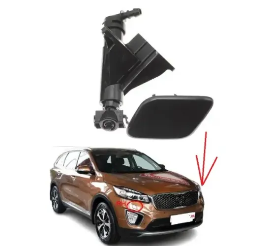 Tampa + Esguicho Farol Esquerdo Kia Sorento 2016 2017 e 2018
