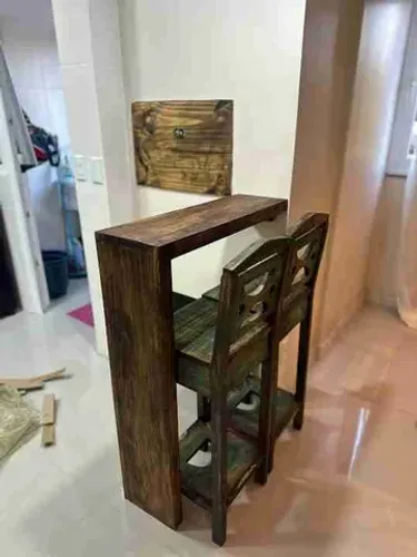 Conjunto bancada americana com 2 banquetas Novo!!