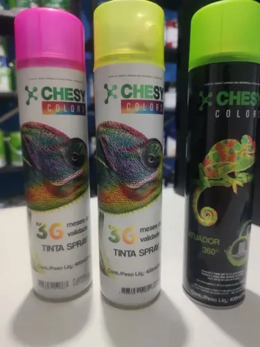 Tinta Spray Chesy Colors - 400ml -