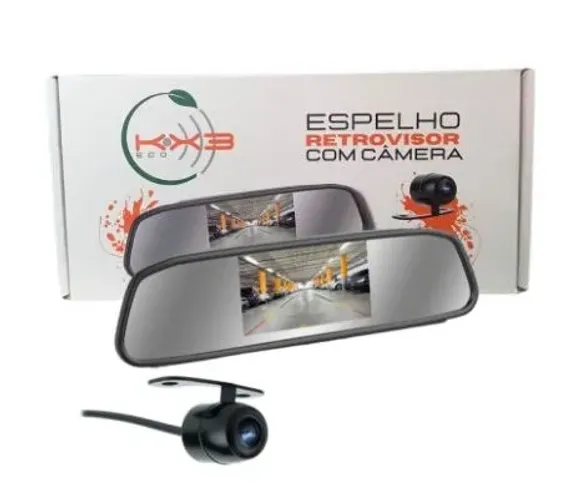 KIT Retrovisor LCD 4.3C/ Câmera 2×1 - ECO-C5