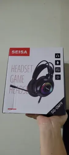Fone de ouvido Headset Gamer RGB