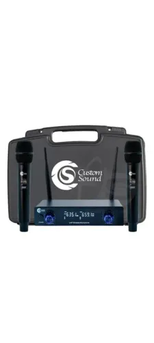 Microfone sem fio duplo CW60