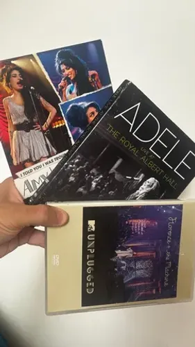 3 DVDs musicais
