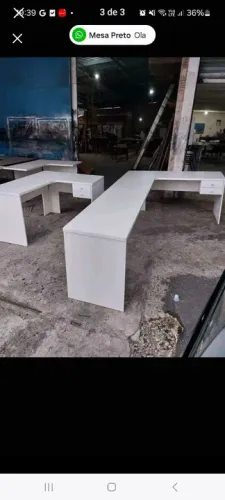 Mesa em L 100 mdf
