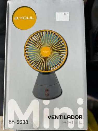 Ventilador de Mesa Mini Portátil B.Youl BY-5638