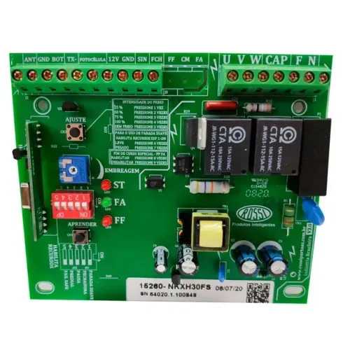 Placas para motor de portão, todos os modelos