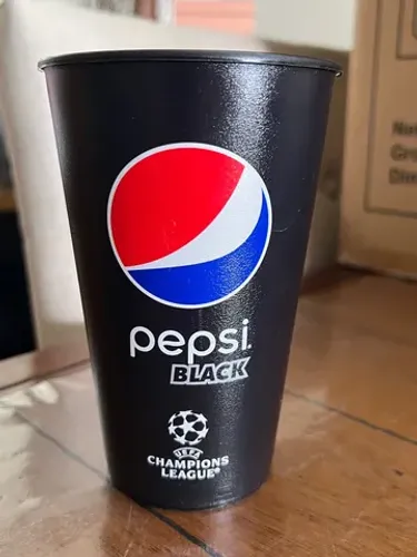 Copo Pepsi black champions league mais lata Pepsi black 