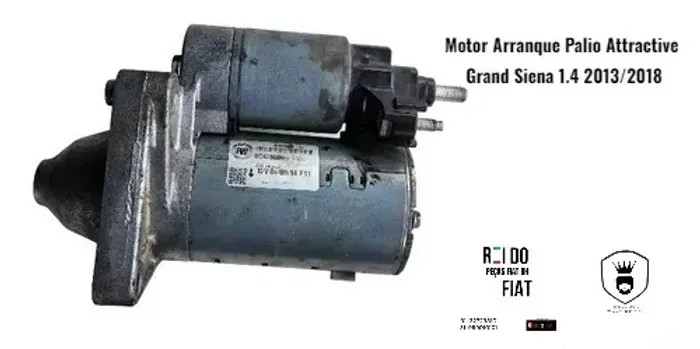 Motor Arranque Palio Attractive Grand Siena 1.4 2013/2018 usado