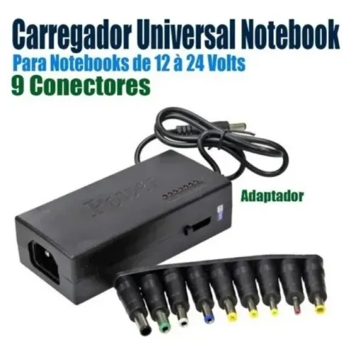 Fonte universal Para Notebook Voltagem Regulavel 