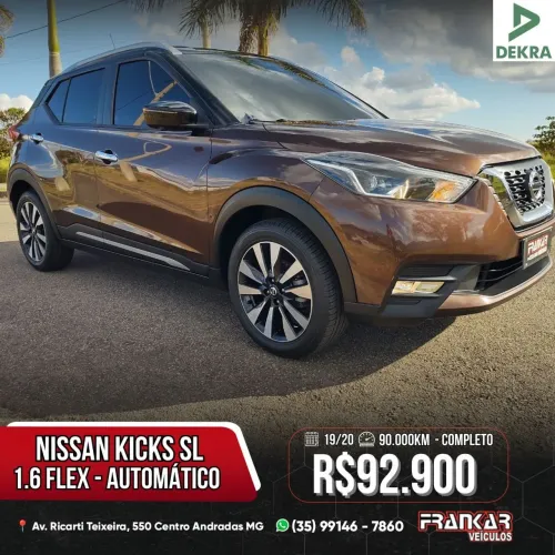 Nissan Kicks 1.6 16V Flexstart Sl 4P Xtronic