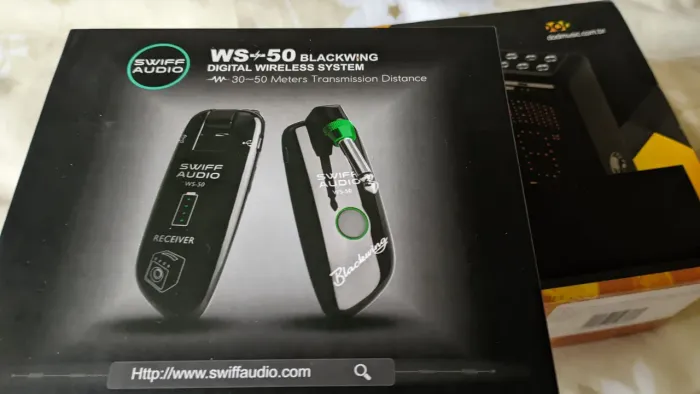 Sistema de Áudio Sem Fio Digital Swift Audio WS-50 Blackwing