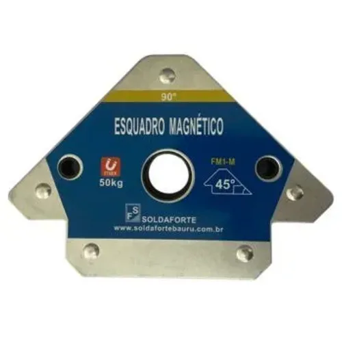 Esquadro Magnético Solda Forte 50 kg, novo.