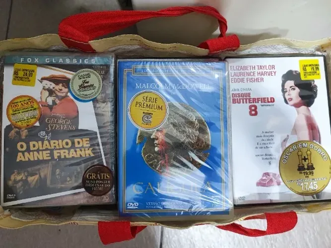 DVDs e CDs diversos valores a partir de