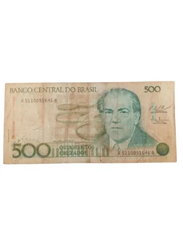 Cédula 500 Cruzados - Vila Lobos