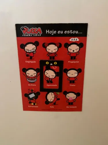 Ímã de geladeira da pucca 
