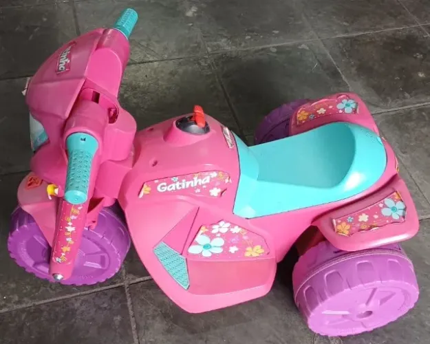 Moto Elétrica Bandeirante Gatinha - Rosa (Usado)