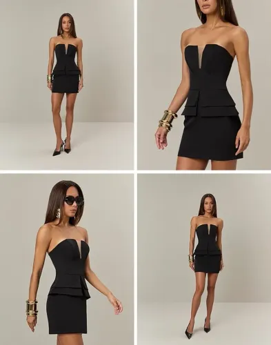 Vestido Curto- Preto