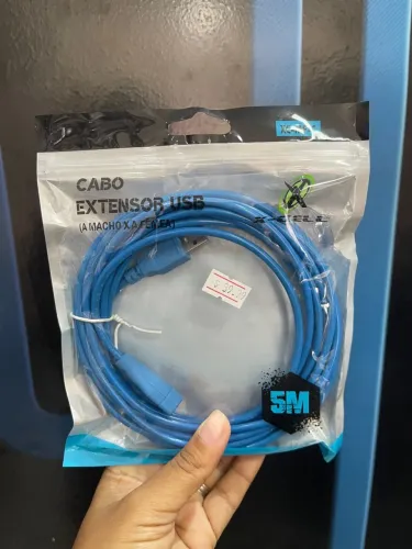 Cabo Extensor USB 5 Metros - Macho x Fêmea