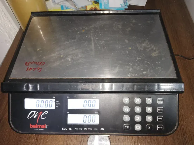 Balança Balmak 15kg +Fonte e Selo Imetro