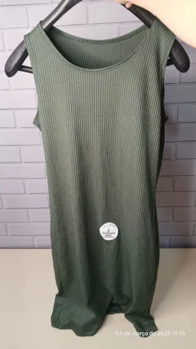 Vestido Verde Curto Tam: GG