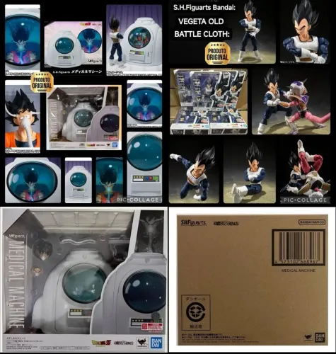 S.H.Figuarts Bandai DBZ - Combo OLD BATTLE + Medical Machine