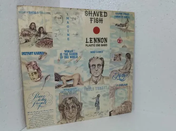 LP Vinil John Lennon Plastic Ono Band - Shaved Fish (1975) Apple