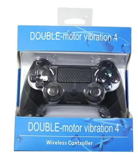 Controle Para Ps4 Sem Fio Paralelo Double Motor Vibration 4