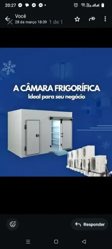 Câmara fria só pór encomendas