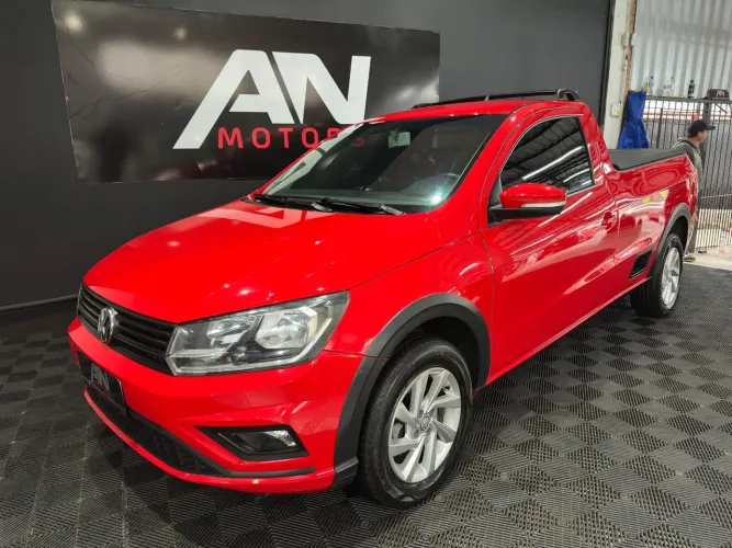 Saveiro Trendline 2019, com mídia original e volante multifuncional